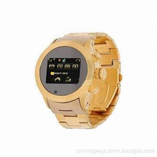 Quad Band Watch Phone, Supports Music, Dual SIM, Dual Standby, Made of Steel